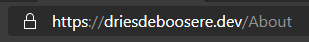 URL in address bar